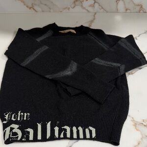 John Galliano Black boys Sweater size 6